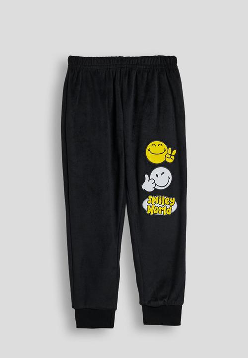 Pop Candy - Smiley World pj set - black
