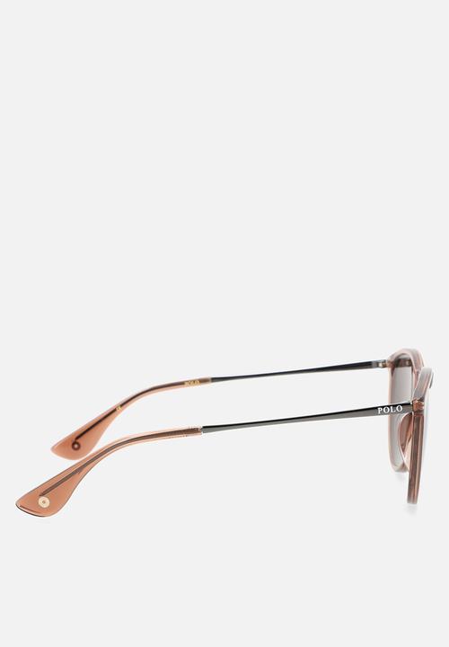 POLO - Round Shape Sunglasses 53 mm - Crystal Brown