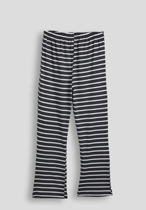Pop Candy - Pj set - black/charcoal stripe
