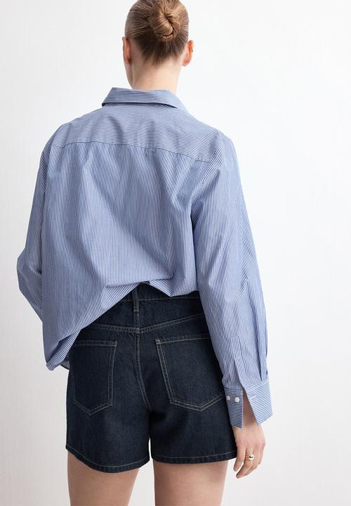 MANGO - SHORTS ZOEY - Open Blue