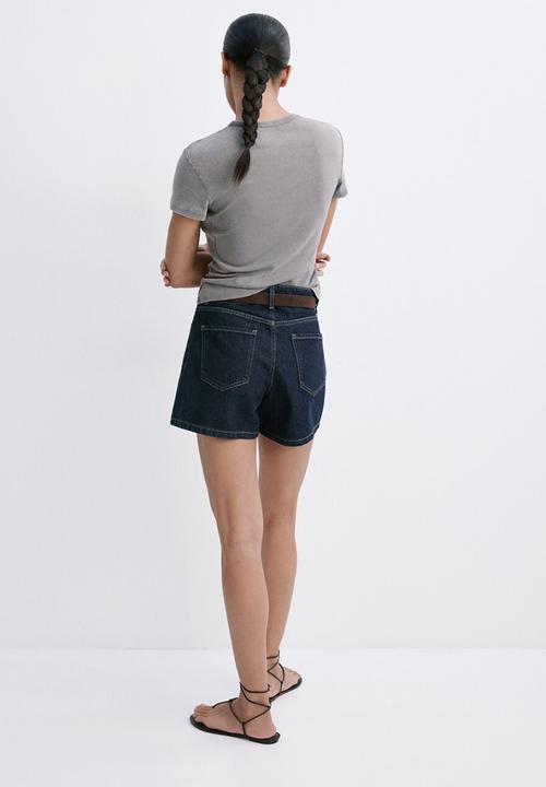 MANGO - SHORTS ZOEY - Open Blue
