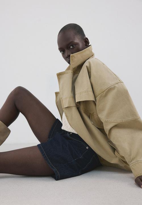 MANGO - SHORTS ZOEY - Open Blue