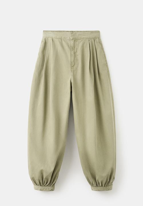 MANGO - Jeans souffle - khaki
