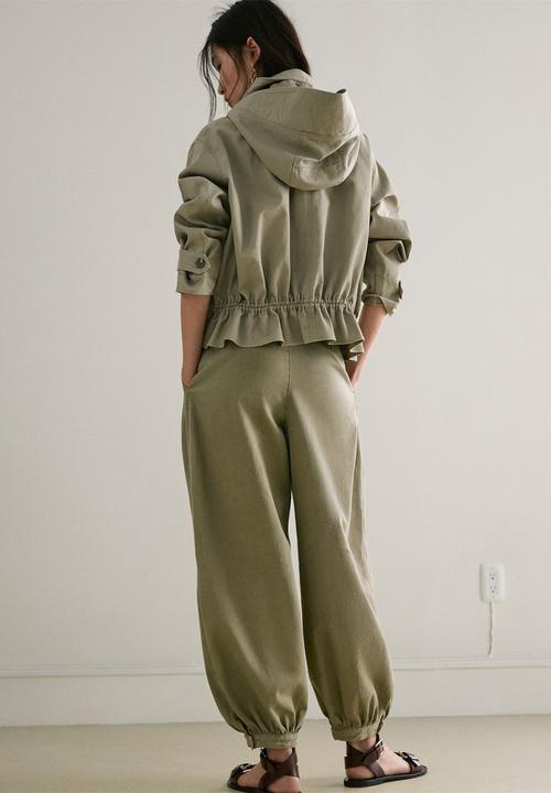 MANGO - Jeans souffle - khaki