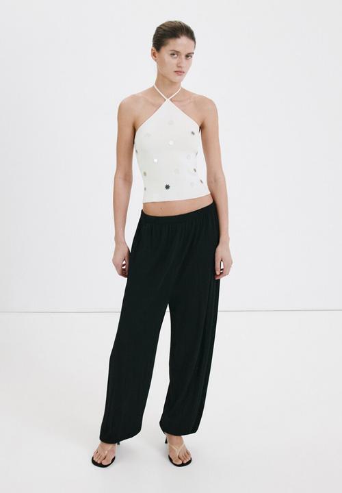 MANGO - Top espeji - white
