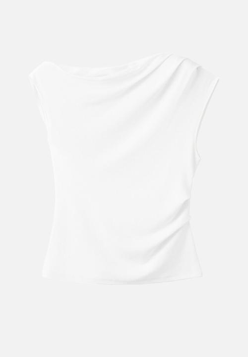 MANGO - T-shirt juline - white