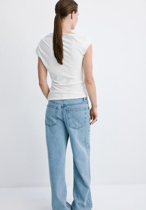 MANGO - T-shirt juline - white