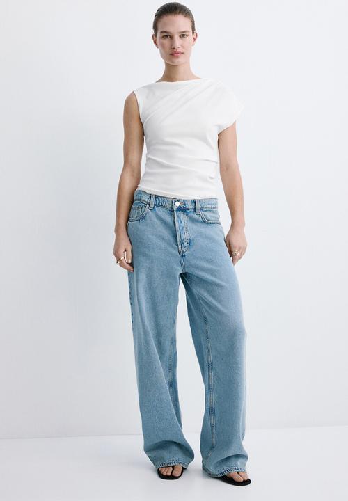 MANGO - T-shirt juline - white