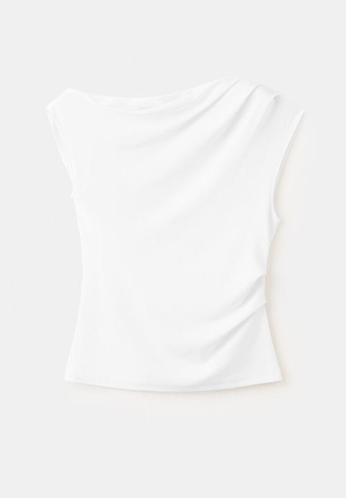MANGO - T-shirt juline - white