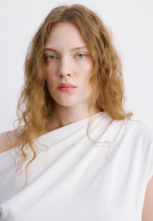MANGO - T-shirt juline - white