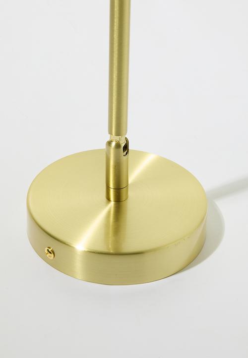 Sixth Floor - Caspian glass pendant large - gold