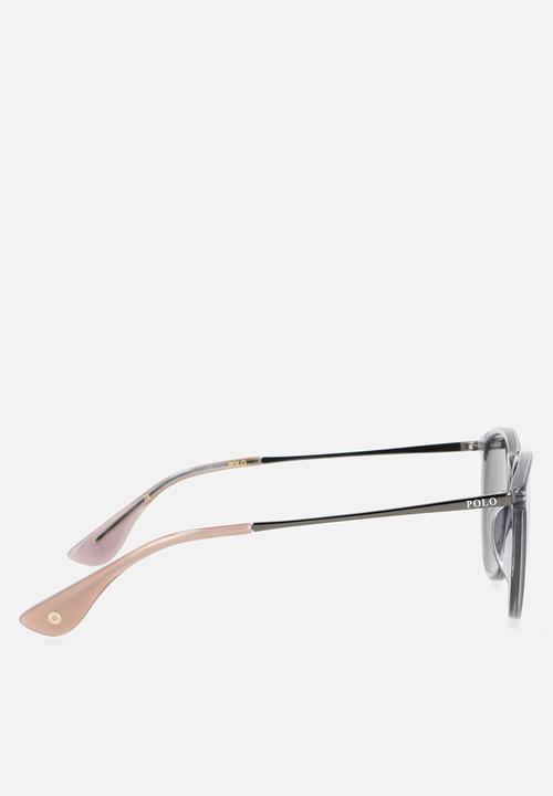 POLO - Round Shape Sunglasses 53 mm - Crystal Blue