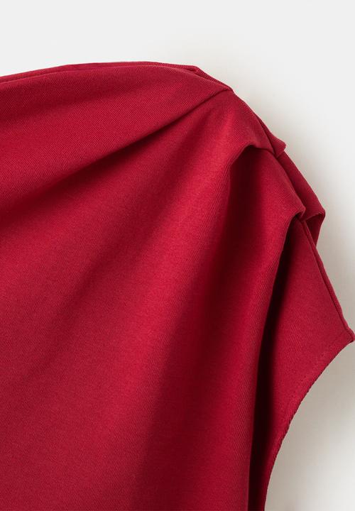 MANGO - T-shirt juline - red