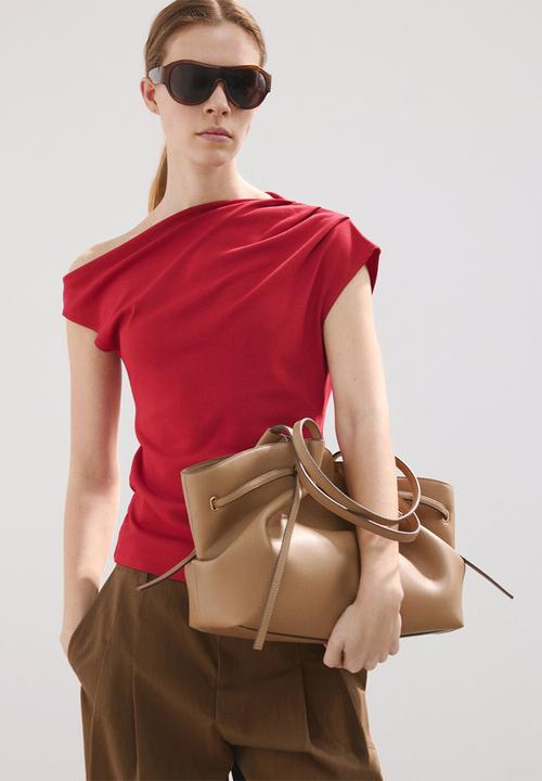 MANGO - T-shirt juline - red