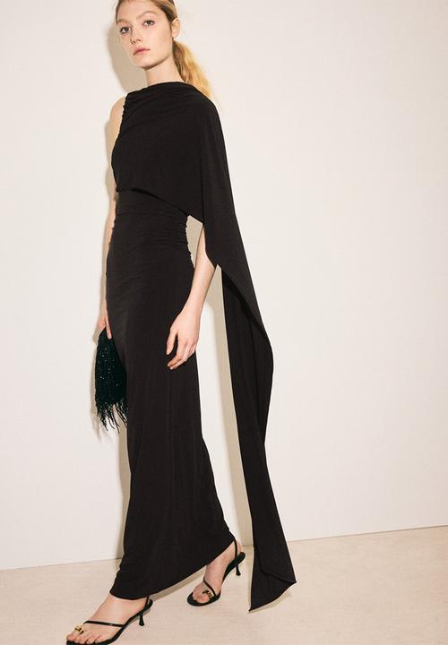 MANGO - Dress cape - brown