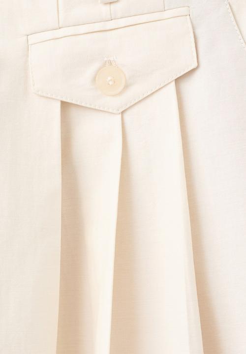 MANGO - Trousers tyty - light beige