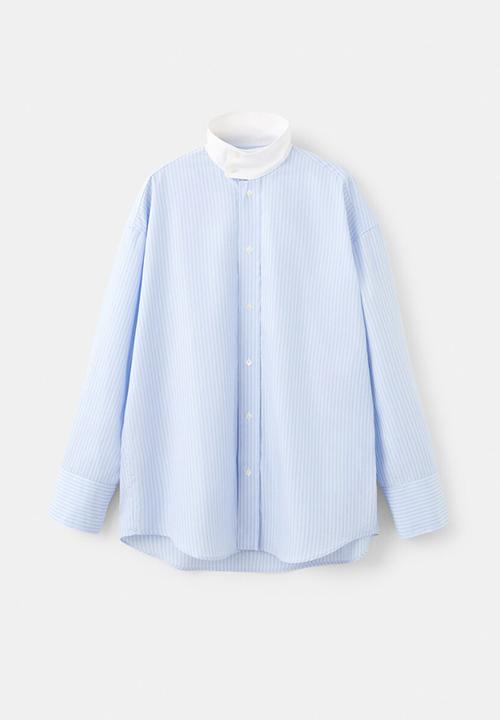 MANGO - Shirt anari - light/pastel blue