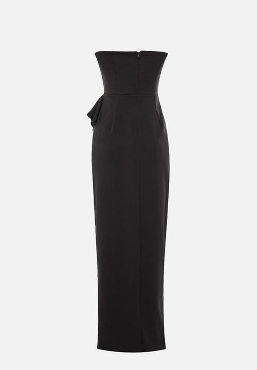 Trendyol - Woven Long Stylish Evening Dress, Night Graduation Dress - Black