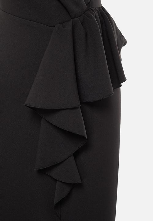 Trendyol - Woven Long Stylish Evening Dress, Night Graduation Dress - Black
