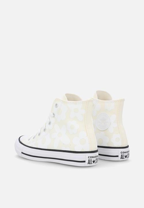 Converse - Chuck taylor all star bubble flowers - egret/white/silver