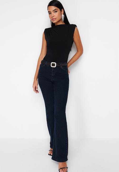 Trendyol - Knitted Bodysuit Fitted - Black
