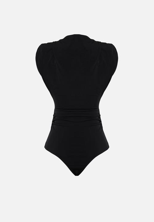 Trendyol - Knitted Bodysuit Fitted - Black