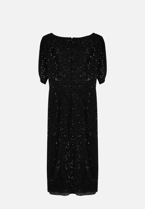 Trendyol - Bodycon Shimmering  Evening Dress  - Black