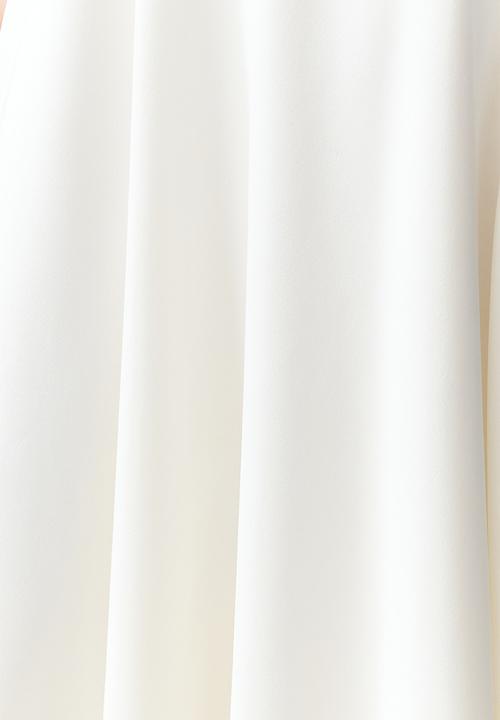 Trendyol - Strapless A-Line Dress - White