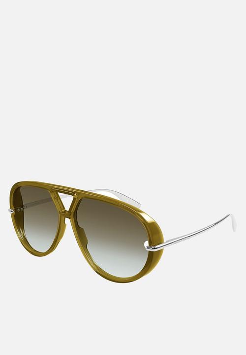 BOTTEGA VENETA - Classic aviator Sunglasses - Brown