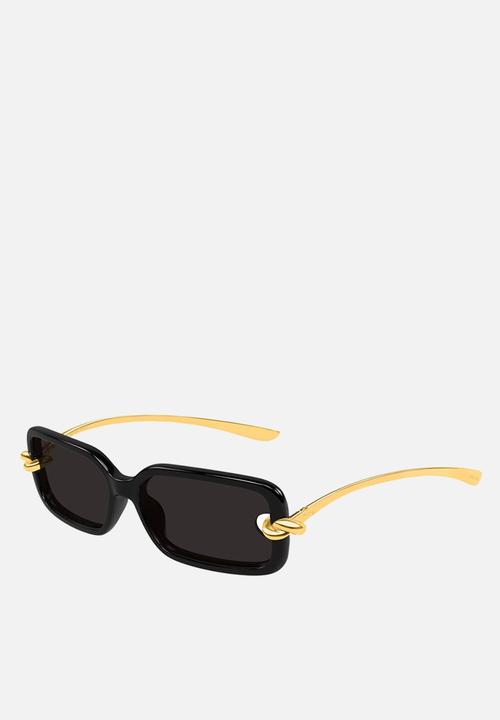 BOTTEGA VENETA - Knot Rectangular BV1439S-001 Sunglasses - Black