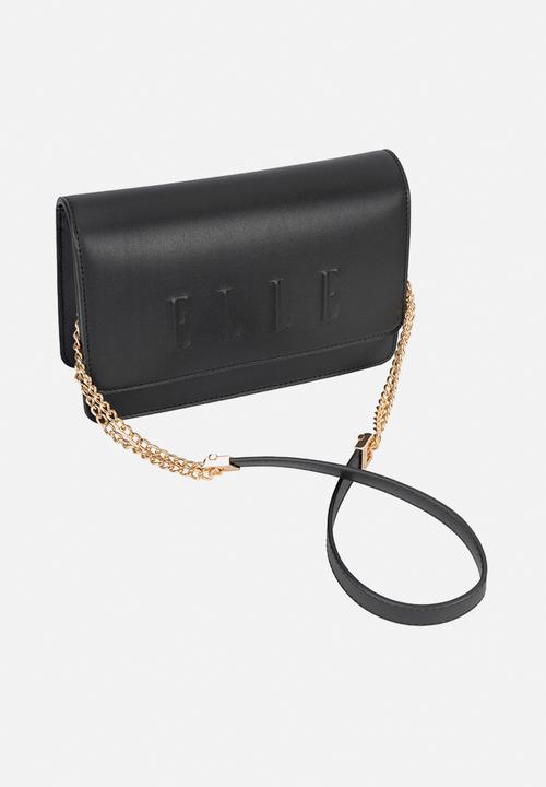 Elle - Broadway Flapover Sling - Black