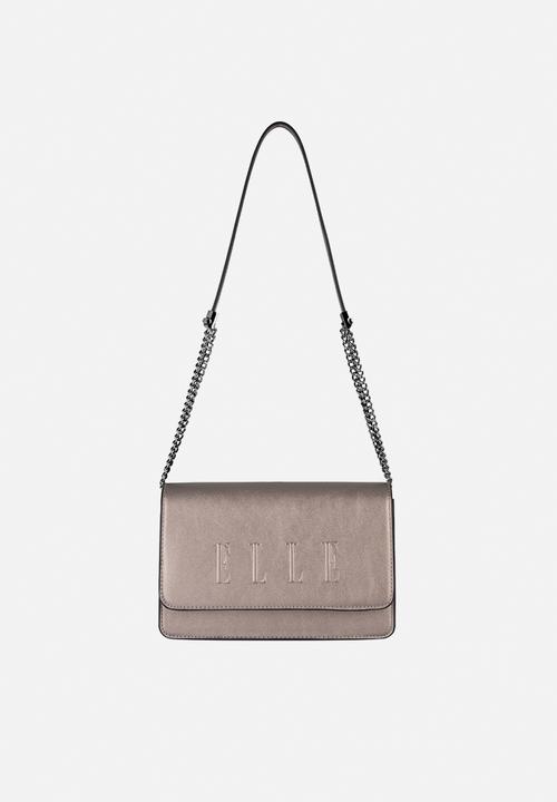 Elle - Broadway Flapover Sling - Gun Metal