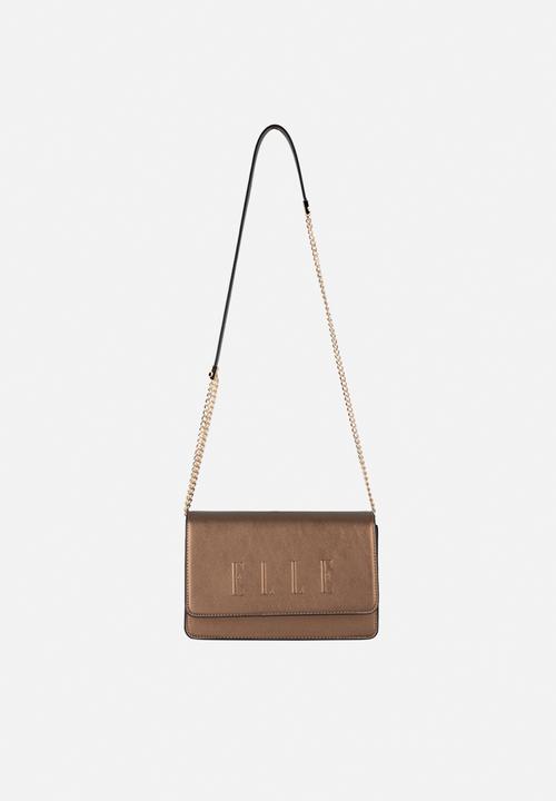 Elle - Broadway Flapover Sling - Gold