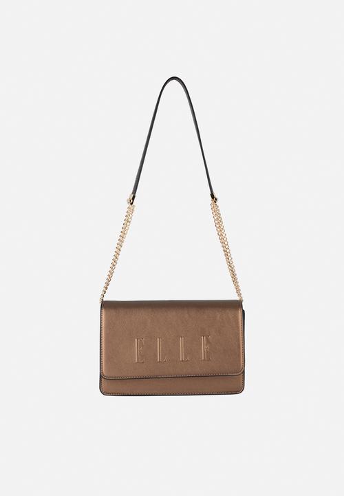Elle - Broadway Flapover Sling - Gold