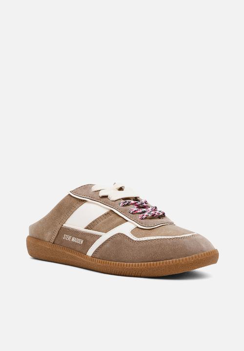 Steve Madden - Augustina sneaker - taupe/wht sue