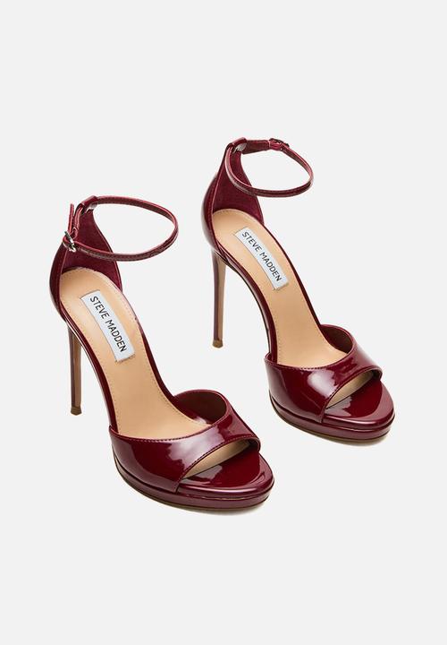 Steve Madden - Wiley heel - wine patent