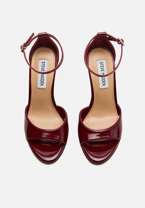 Steve Madden - Wiley heel - wine patent