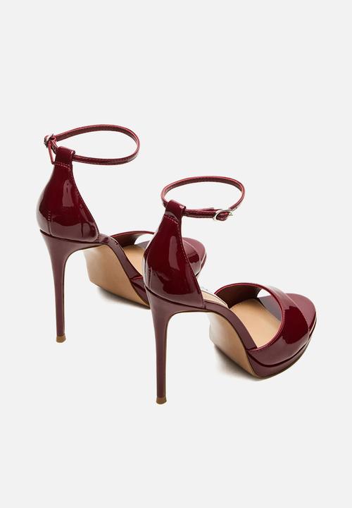 Steve Madden - Wiley heel - wine patent