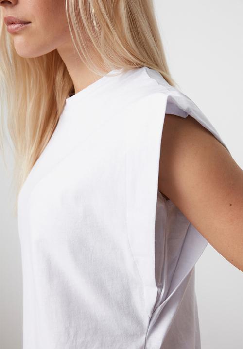 Trendyol - Basic Crew Neck Knitted T-Shirt - White