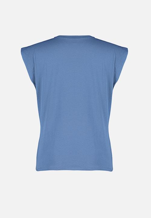 Trendyol - Crew Neck Basic T-Shirt - Indigo