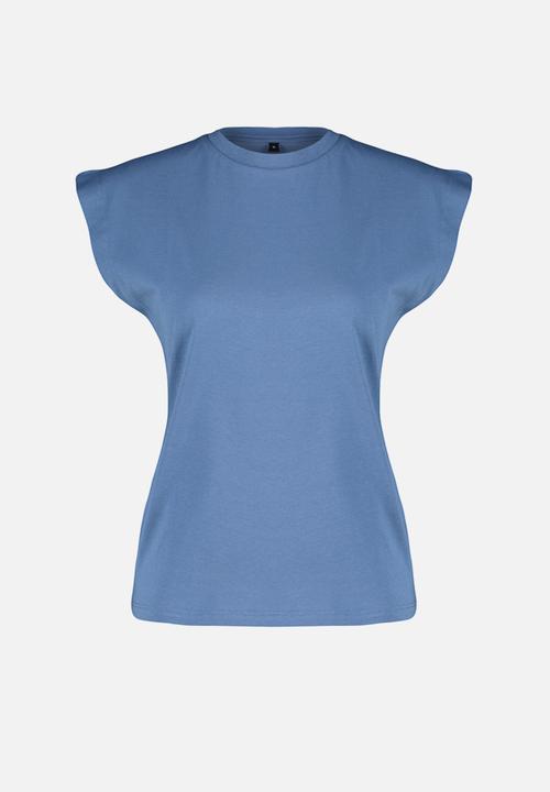 Trendyol - Crew Neck Basic T-Shirt - Indigo