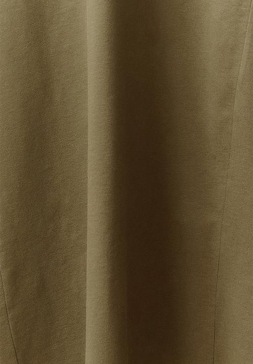 Trendyol - Pocketed A-Line Knitted Midi Dress - Khaki