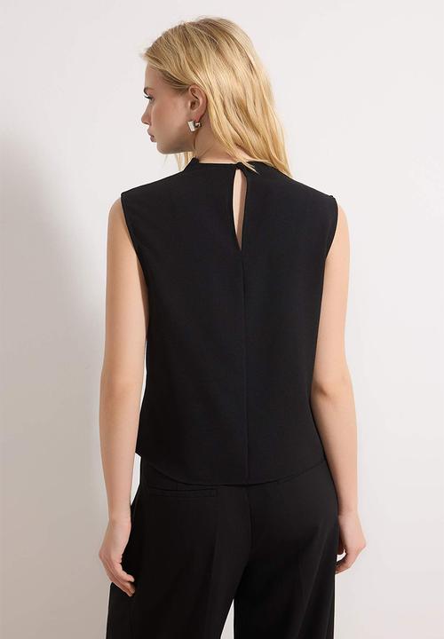 Trendyol - Woven Crepe Blouse - Black