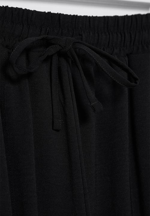 Trendyol - Elastic Waist Harem Pants - Black