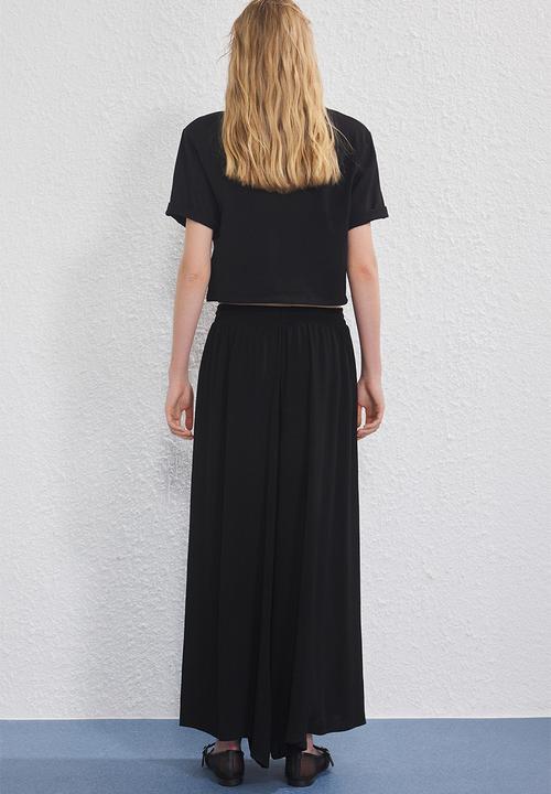 Trendyol - Elastic Waist Harem Pants - Black