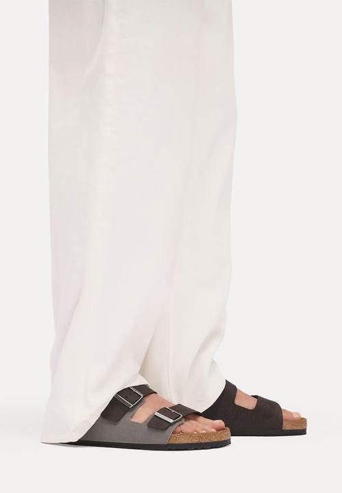Birkenstock - Arizona SYN DDust Black/Birkibuc DarkGr - Black/Dark Gull Gray