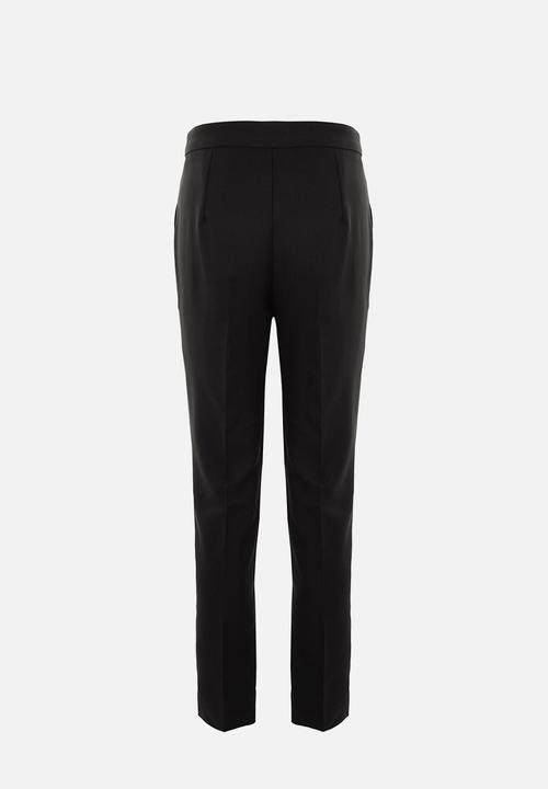 Trendyol - Slim Leg Trousers - Black