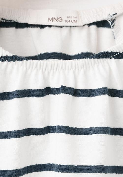 MANGO - T-Shirt STRIPE - Navy