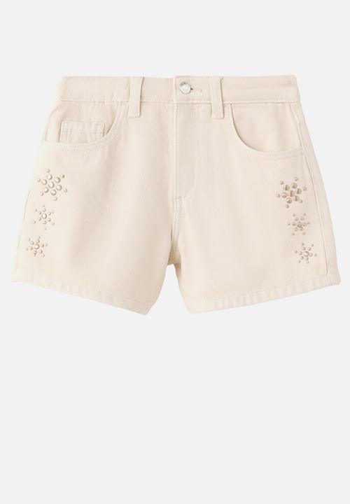 MANGO - Shorts LUNA - Light Beige