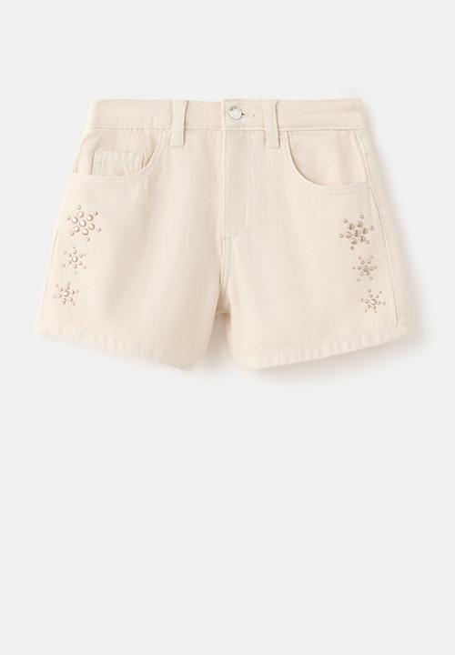 MANGO - Shorts LUNA - Light Beige